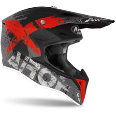 AIROH WRAAP YOUTH Casco Cross Bambino Moto Economico grafica SMILE
