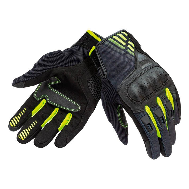 Guanti STACCA Nero/Giallo Fluo