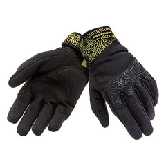Guanti LADY MIKY Nero/Giallo Fluo