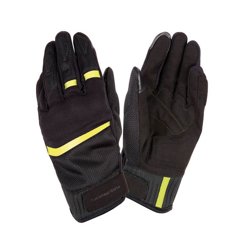 Guanti PENNA Nero/Giallo Fluo