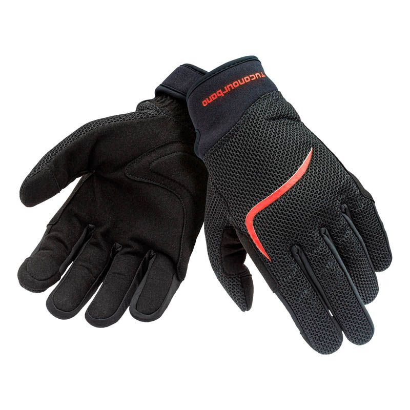 Guanti MIKY MESH Nero/Arancione