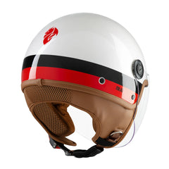 Casco EL'JETTIN 6.0 X AC MILAN Devil Pearl White PRONTA CONSEGNA 2026
