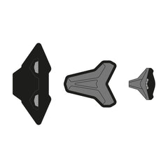 KIT Aerazione FASTFLIP: 3 Prese d'Aria Glossy Pearly White