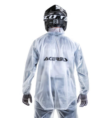 Acerbis Giacca Rain Trasparente 3.0 - Giacca antipioggia trasparente da moto