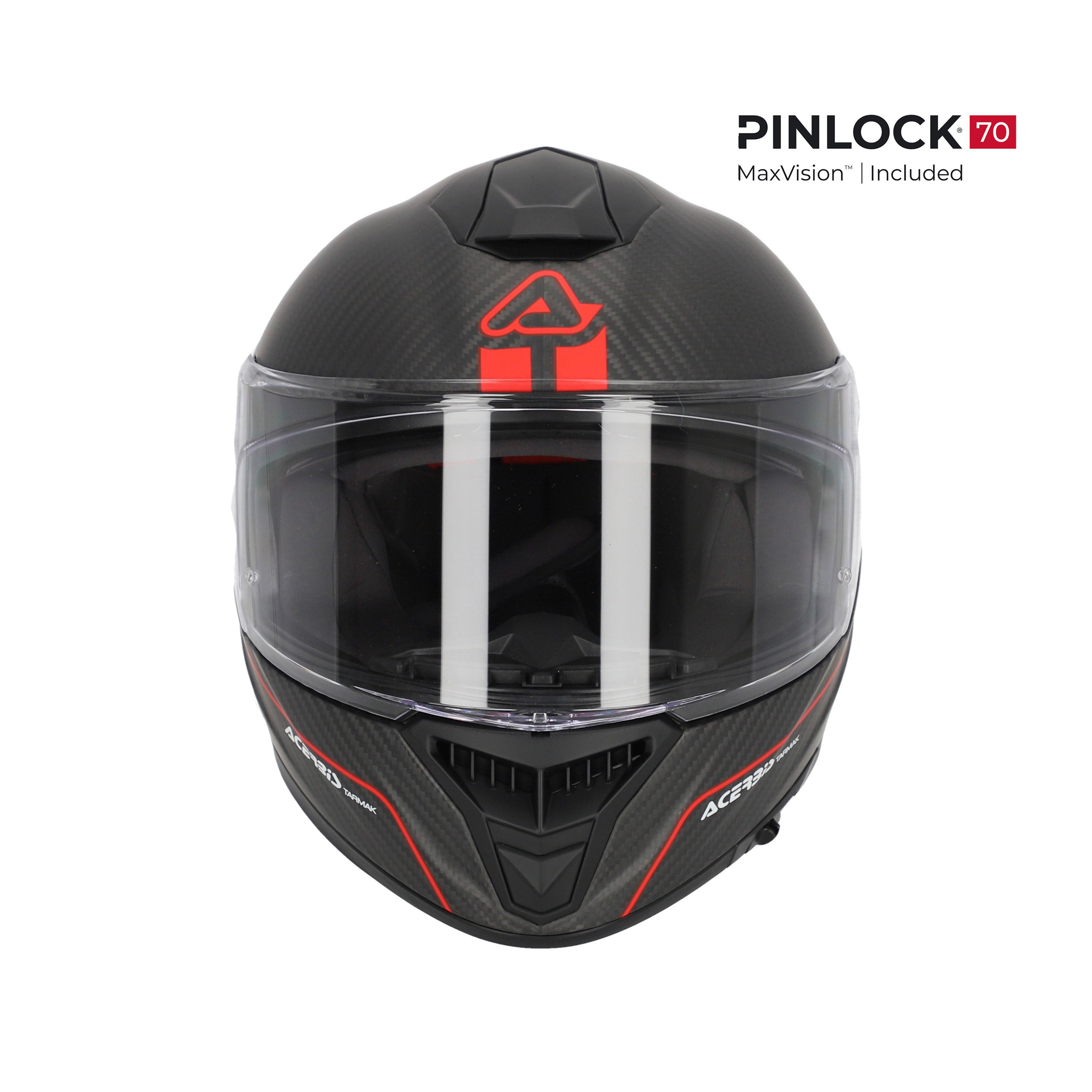 Casco Integrale Acerbis Carbonio Tarmak Nero Rosso