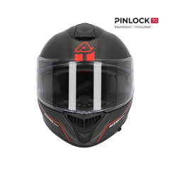 Casco Integrale Acerbis Carbonio Tarmak Nero Rosso