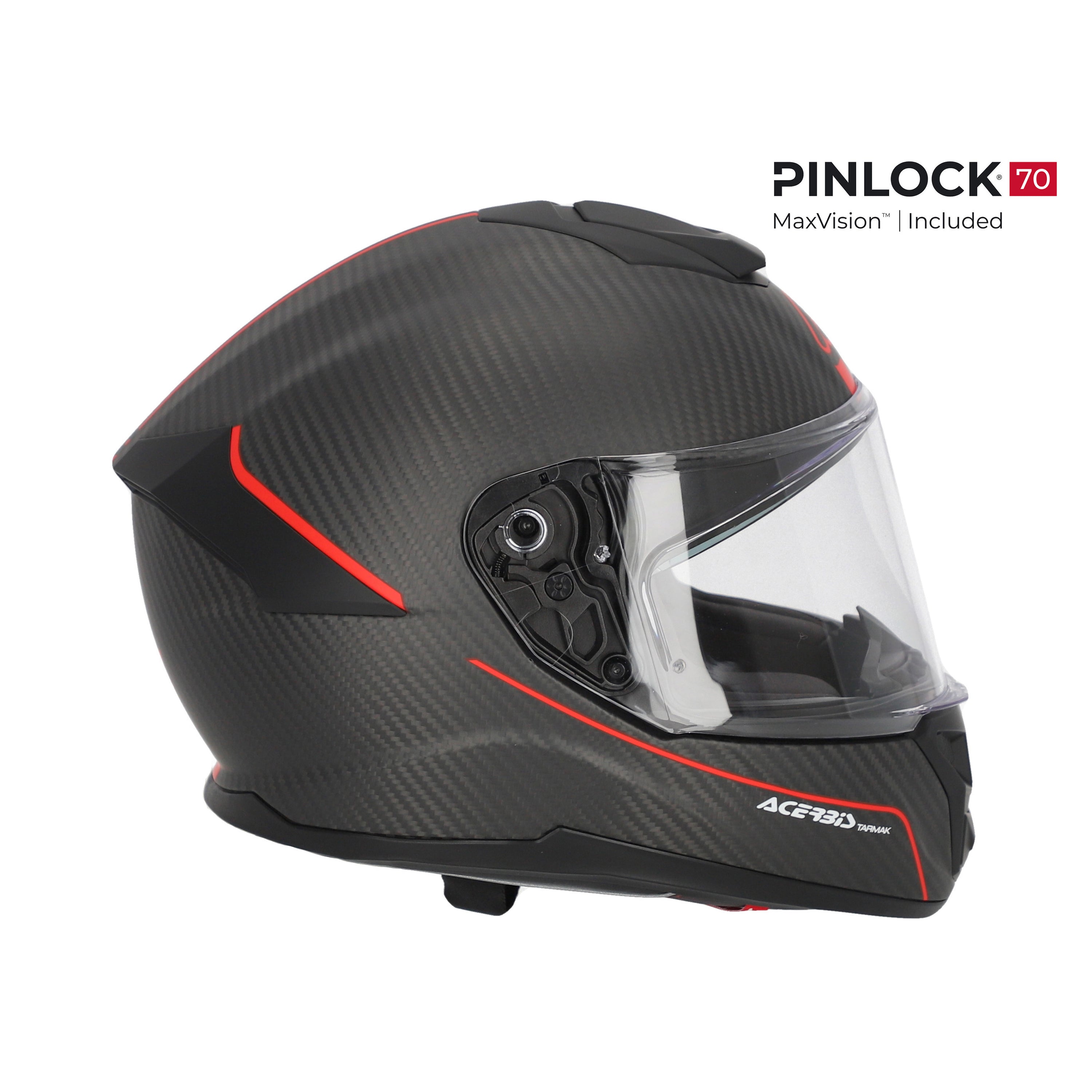 Casco Integrale Acerbis Carbonio Tarmak Nero Rosso