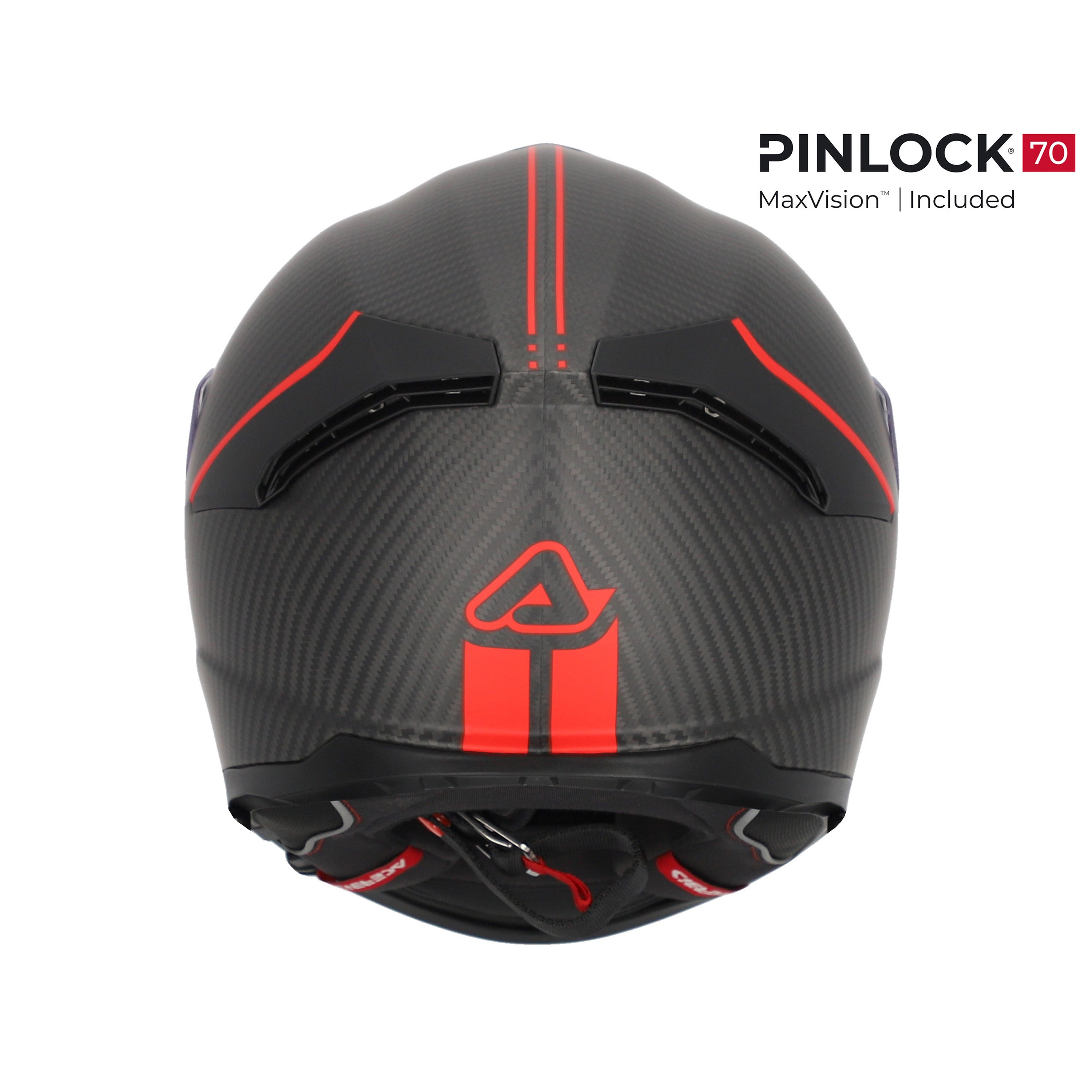 Casco Integrale Acerbis Carbonio Tarmak Nero Rosso