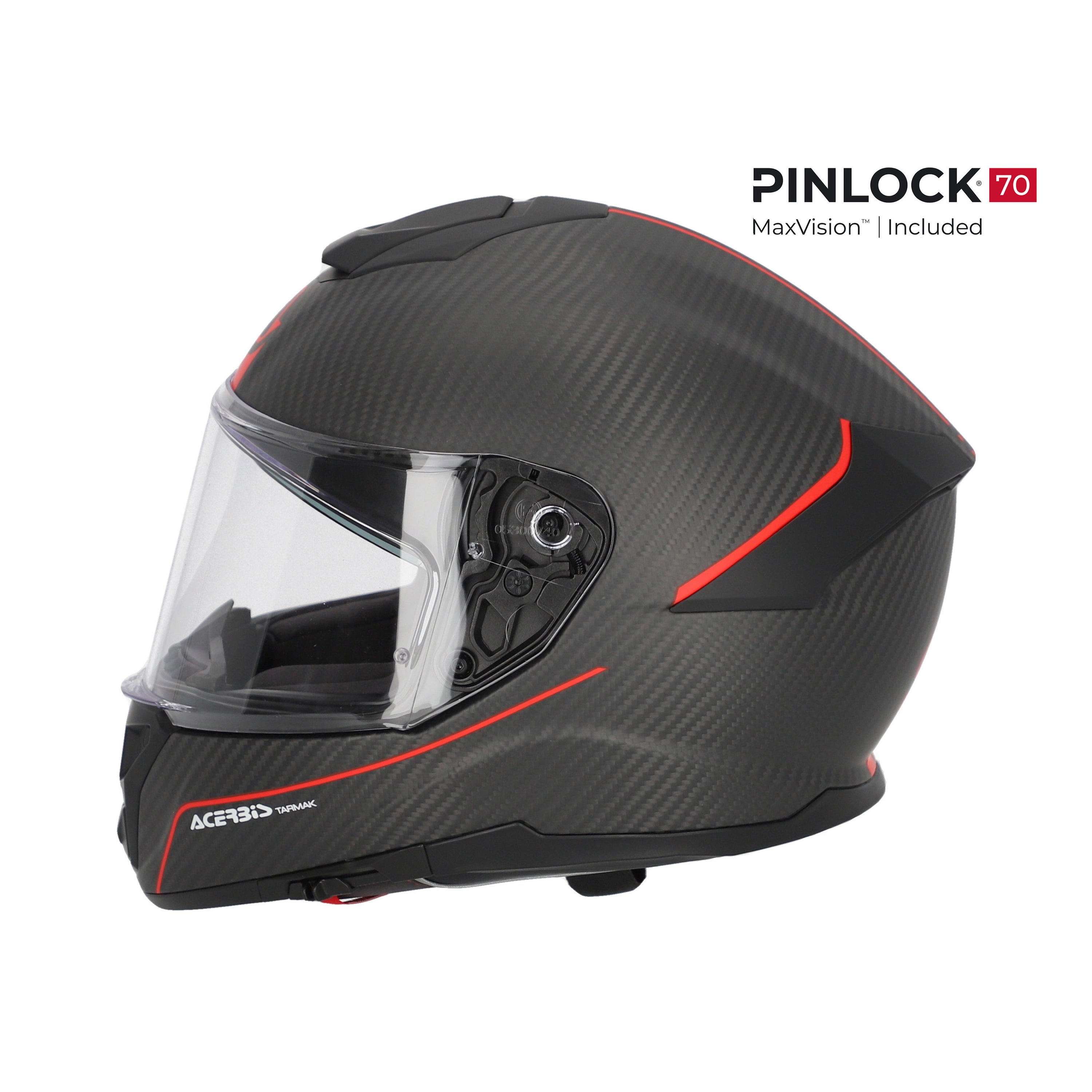 Casco Integrale Acerbis Carbonio Tarmak Nero Rosso