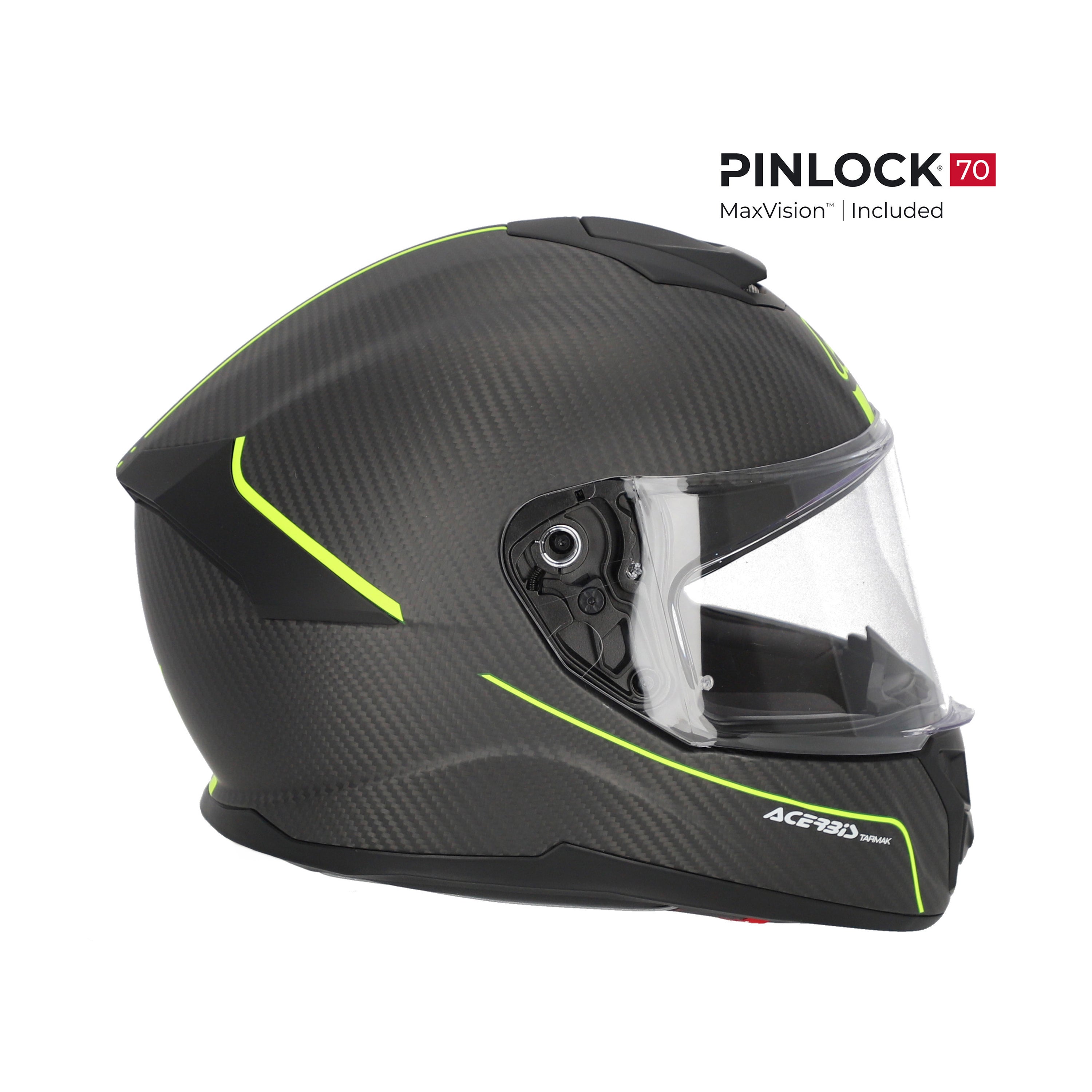 Casco Integrale Acerbis Carbonio Tarmak Nero Giallo