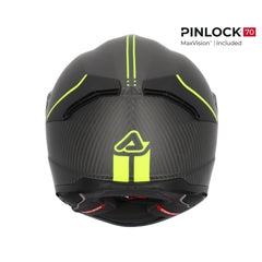 Casco Integrale Acerbis Carbonio Tarmak Nero Giallo