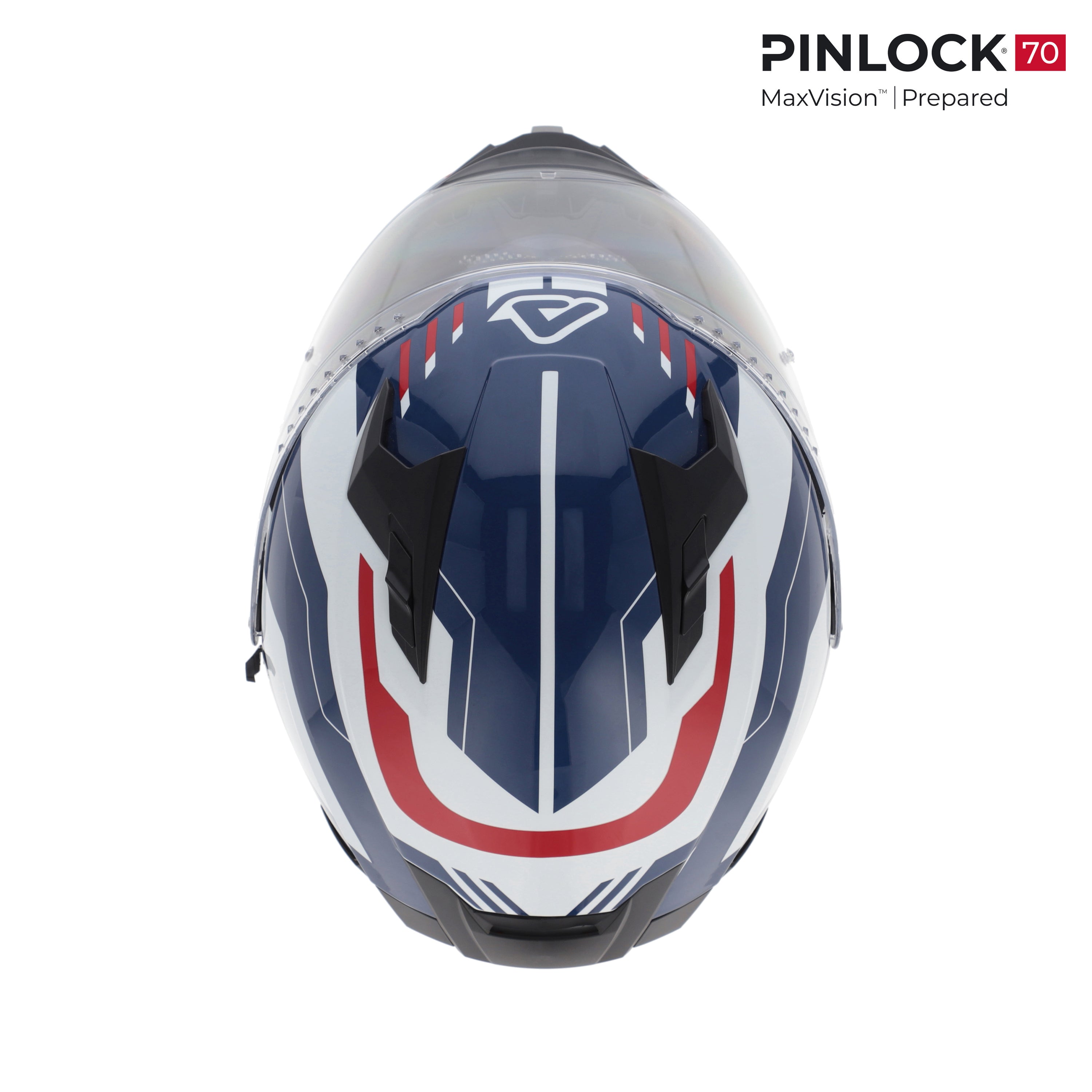 Casco Integrale Moto Acerbis X-WAY Blu - Bianco - Rosso omologato ECE 22-06