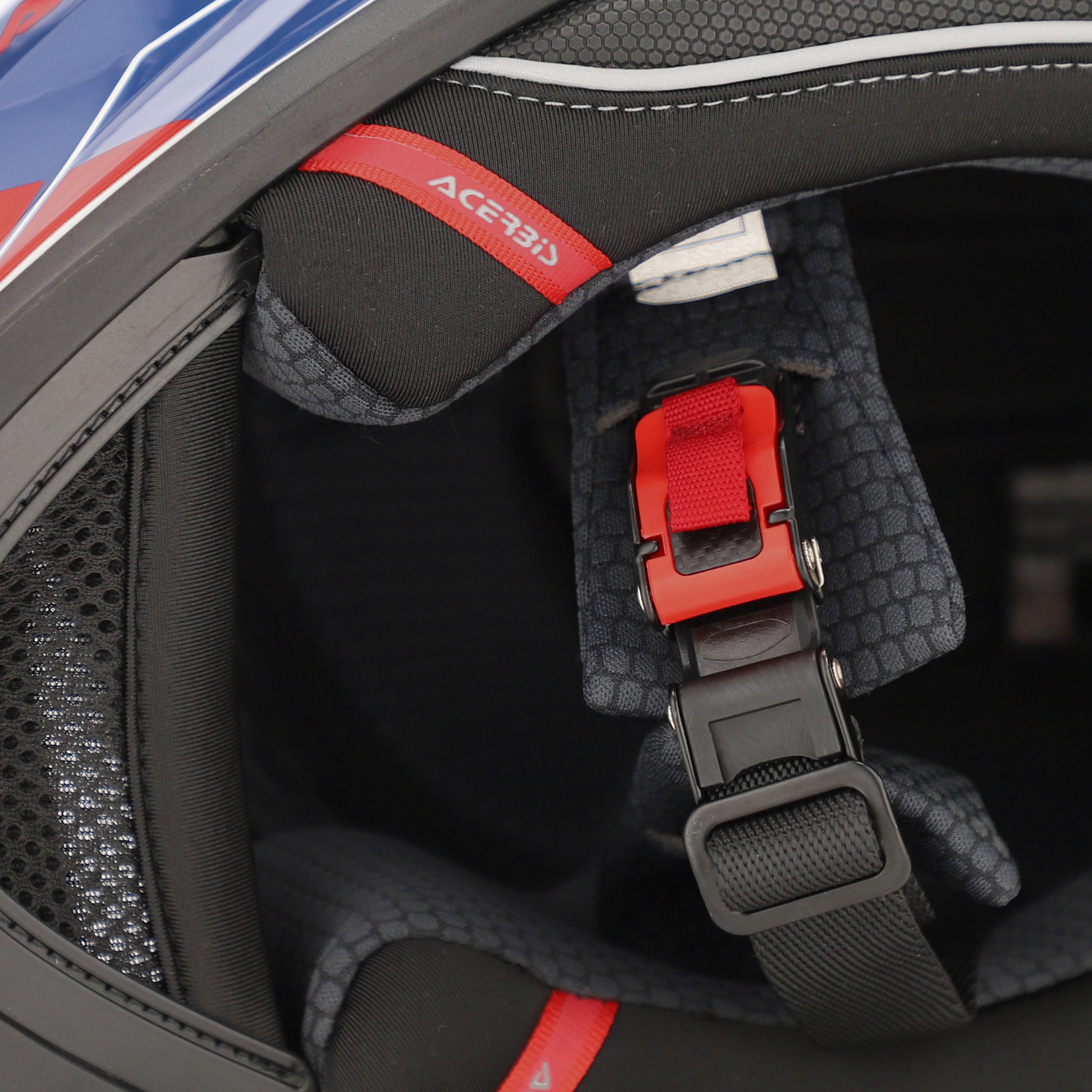 Casco Integrale Moto Acerbis X-WAY Blu - Bianco - Rosso omologato ECE 22-06