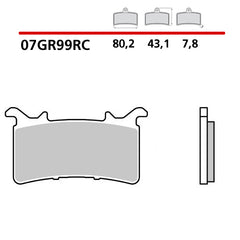 Pastillas de freno delanteras BREMBO RC SINTERIZADAS para BMW S1000RR 2020-2023