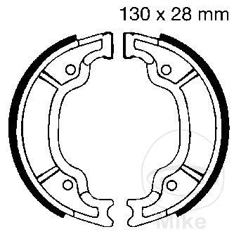 EBC Ganasce freno per Yamaha TT 600 1985-1995
