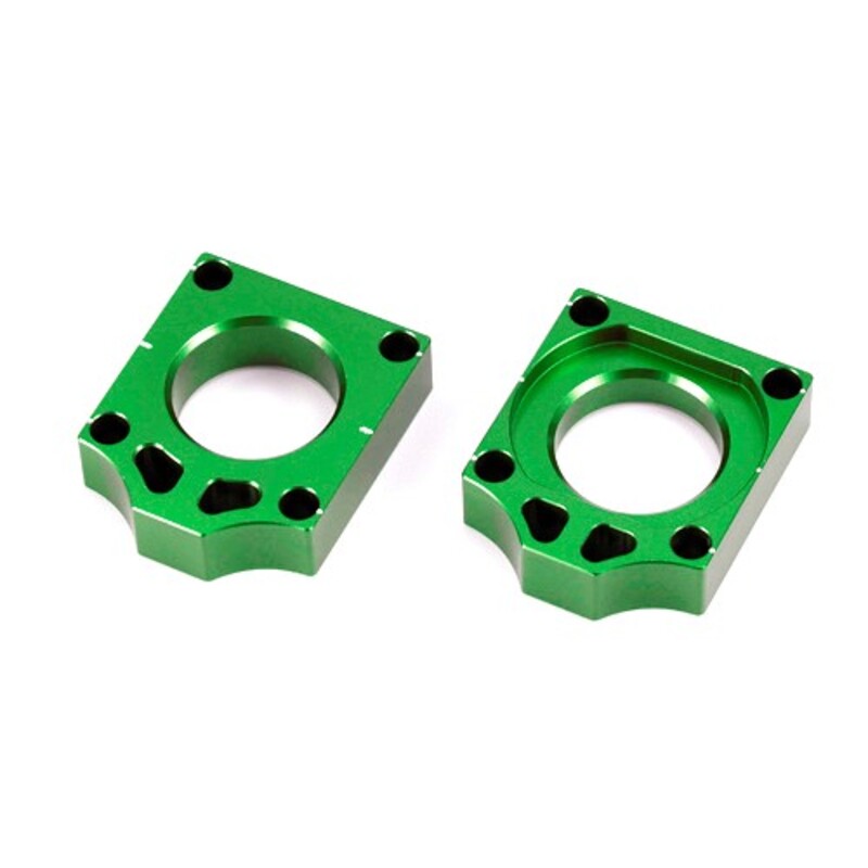 Tenditori asse posteriore Kawasaki verde V PARTS
