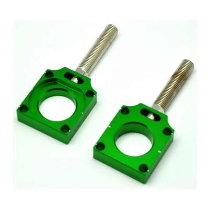 Tenditori asse posteriore Kawasaki verde V PARTS