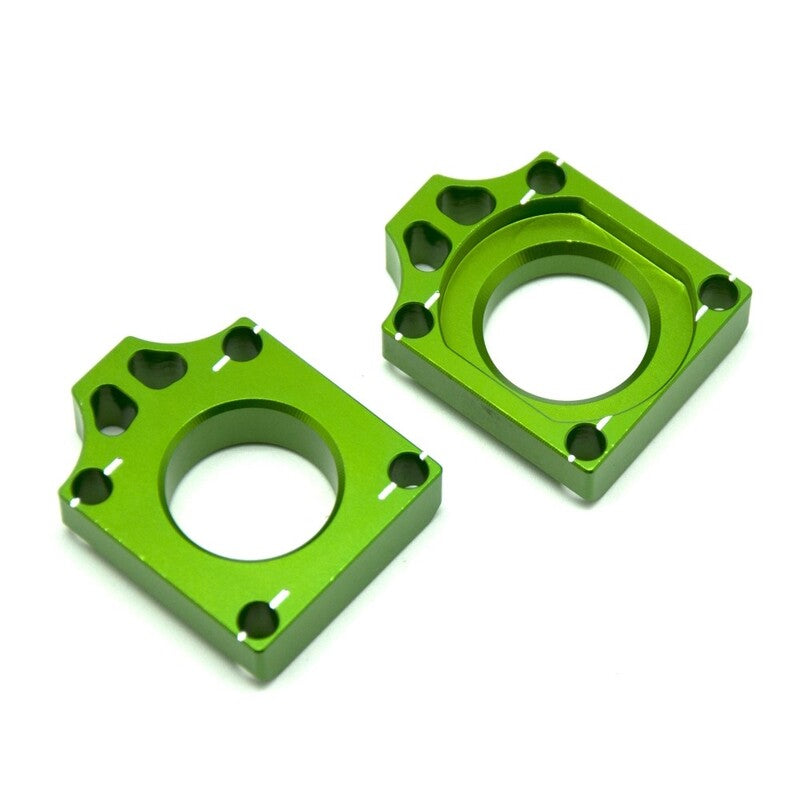 Tenditori asse posteriore Kawasaki verde V PARTS