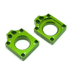 Tenditori asse posteriore Kawasaki verde V PARTS
