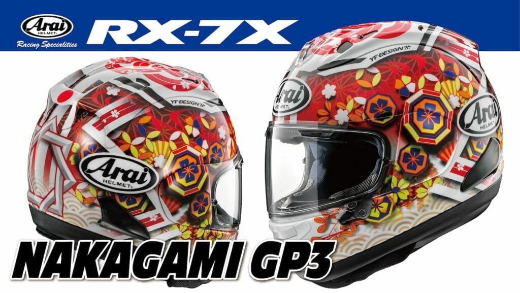 Arai Replica Casco Integrale RX-7V Evo Nakagami GP3