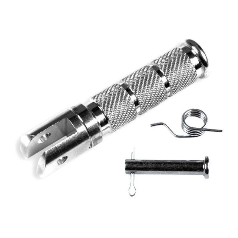 Set pedane scooter tondo Argento V PARTS