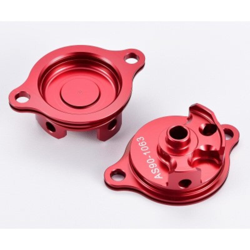 Coperchio filtro olio rosso Honda V PARTS