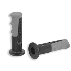 Paio manopole ciclomotore nero-grigio V PARTS
