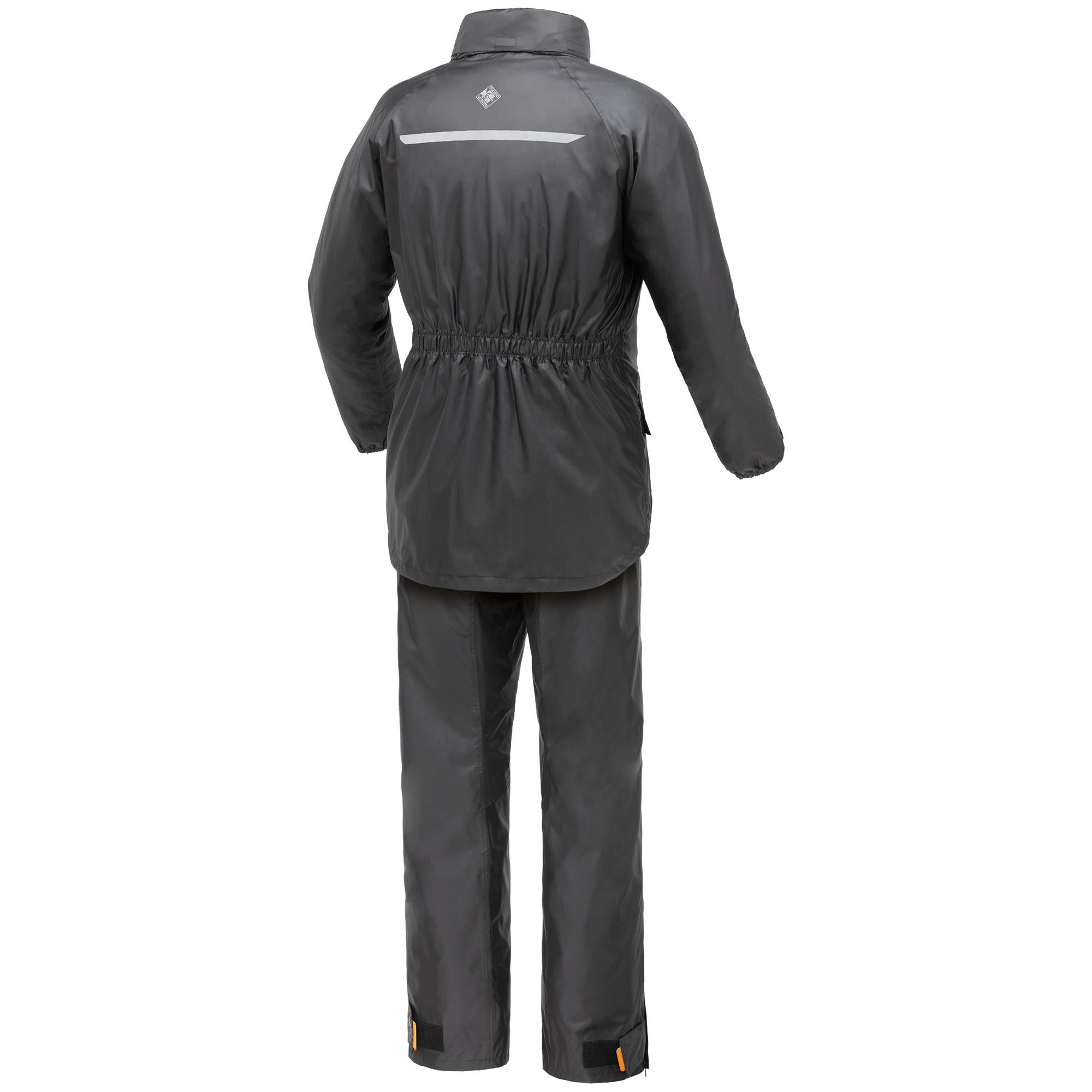 Set Antipioggia TUCANO URBANO DILUVIO DAY Nero Tuta Pantaloni + Giacca