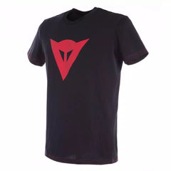 DAINESE T-Shirt Speed Demon Nera con logo Rosso