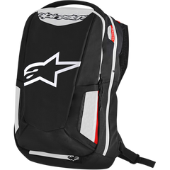 Zaino Moto ALPINESTARS nero bianco rosso impermeabile