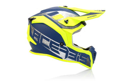 CASCO Cross / Enduro / Super Motard Acerbis LINEAR Amarillo/Azul 