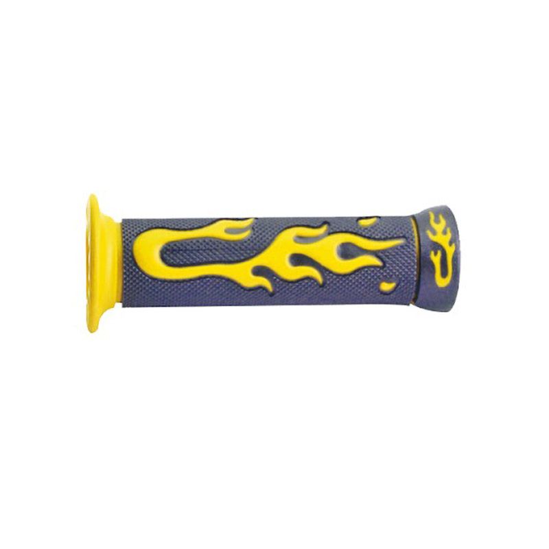 Manopole FIAMMA (Coppia) - 125mm, Gel, Nero/Giallo