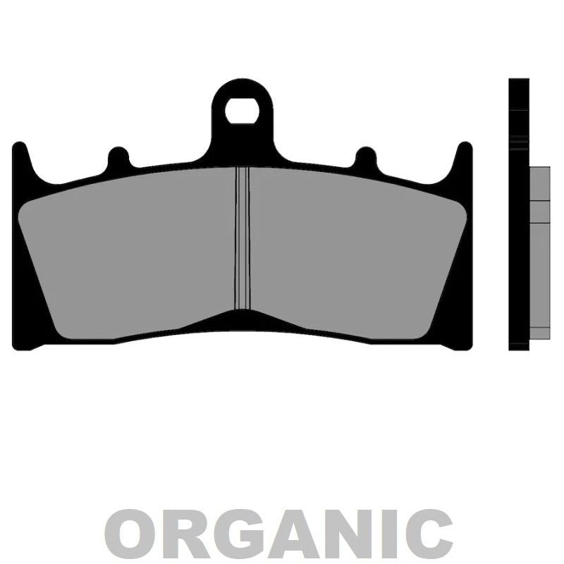 Pastiglie Freno Organiche BRENTA 3060 per KAWASAKI NINJA ZX-12R 1200 2000 2001 2002 2003