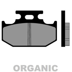 Pastiglie Freno Organiche BRENTA 3086 per KAWASAKI KLX 250 1993 1994 1995