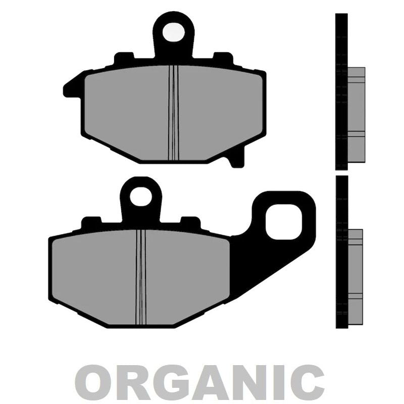 Pastiglie Freno Organiche BRENTA 3089 per KAWASAKI ER-6F 650 2006 2007 2008 2009 2010 2011 2012 2013 2014 2015 2016