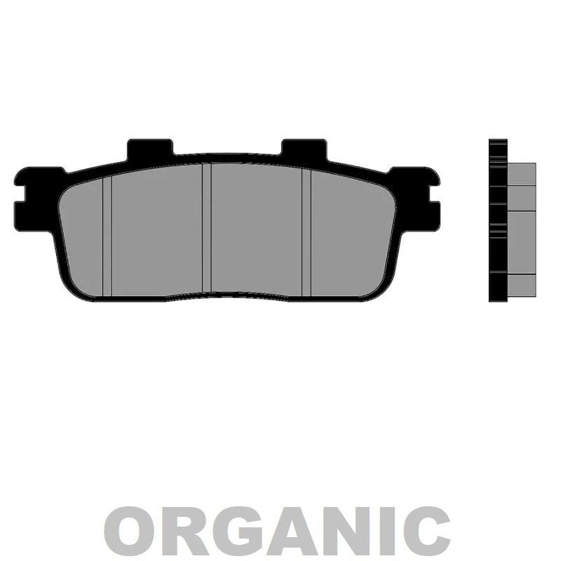 Pastiglie Freno Organiche BRENTA 3102 per KYMCO G-DINK 125 2012