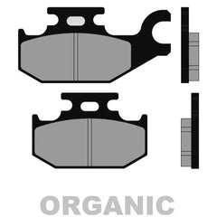 Pastiglie Freno Organiche BRENTA 3108 per BENELLI CAFFE' NERO 250 2012 2013