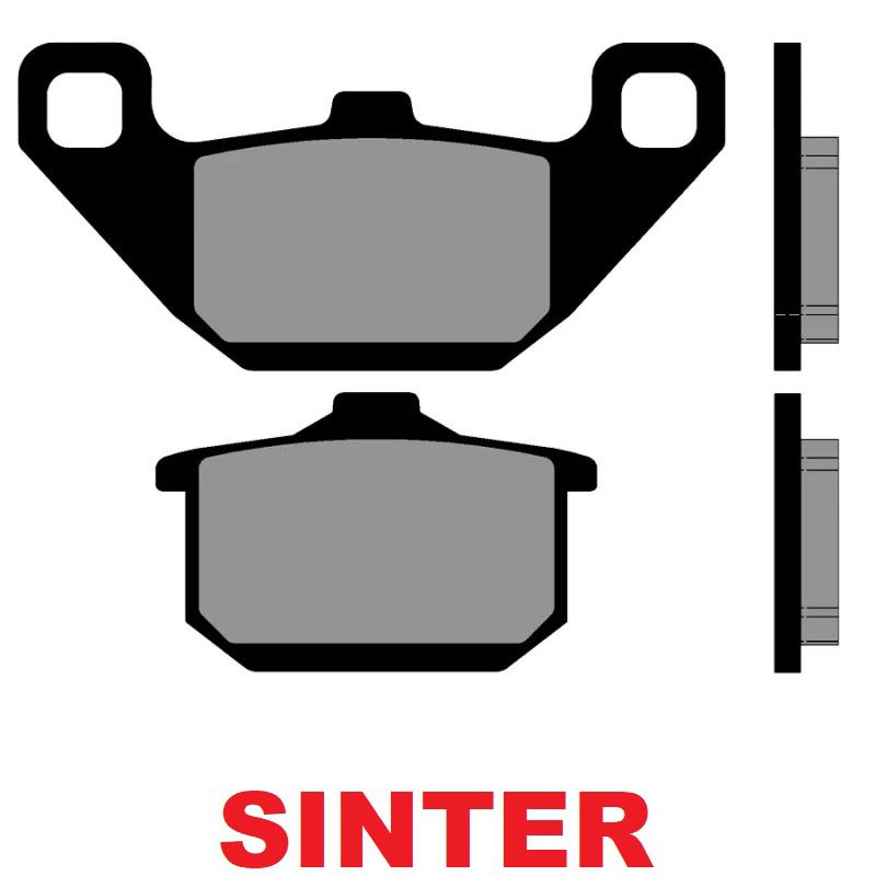 Pastiglie Freno Sinterizzate BRENTA 4061 per KAWASAKI EN 500 1992 1993 1994 1995 1996 1997 1998 1999 2000 2001 2002 2003