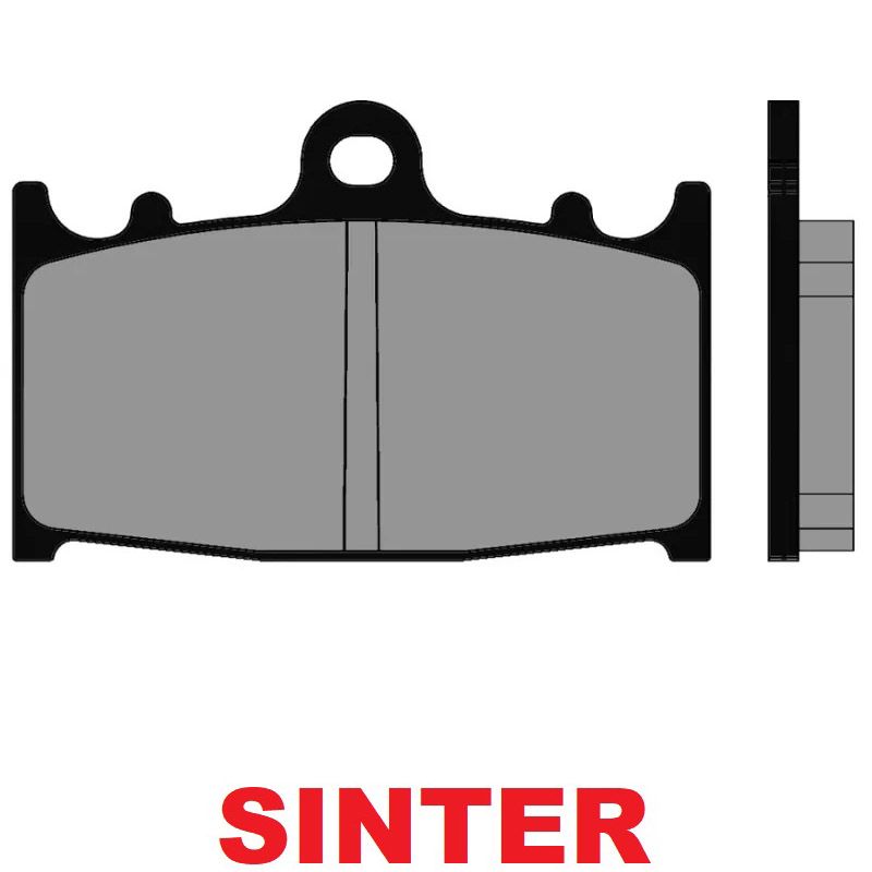 Pastiglie Freno Sinterizzate BRENTA 4062 per KAWASAKI GPZ S 500 1994 1995 1996 1997 1998 1999 2000 2002 2003