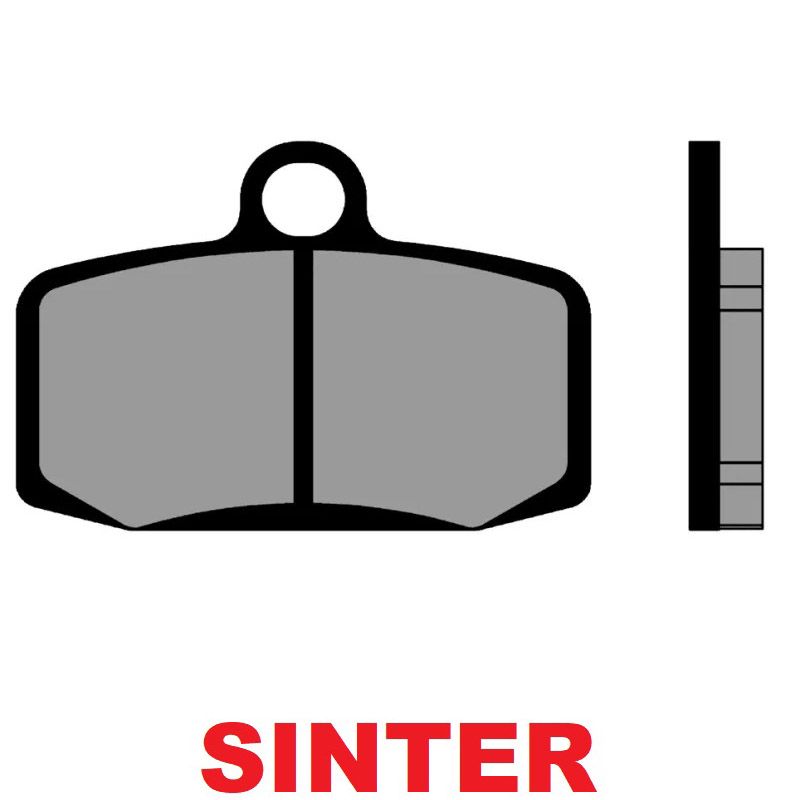 Pastiglie Freno Sinterizzate BRENTA 4161 per KTM SX 85 2T 85 2012 2013 2014 2015 2016 2017