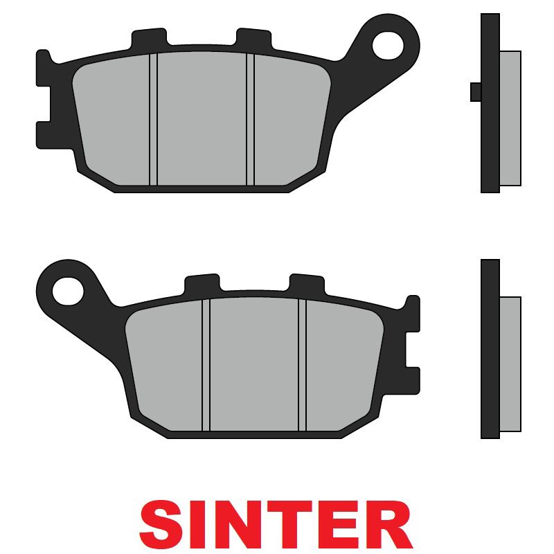 Pastiglie Freno Sinterizzate BRENTA 4251 per HONDA NSS 250 A Jazz ABS 250 2000 2001 2002 2003 2004 2005 2006