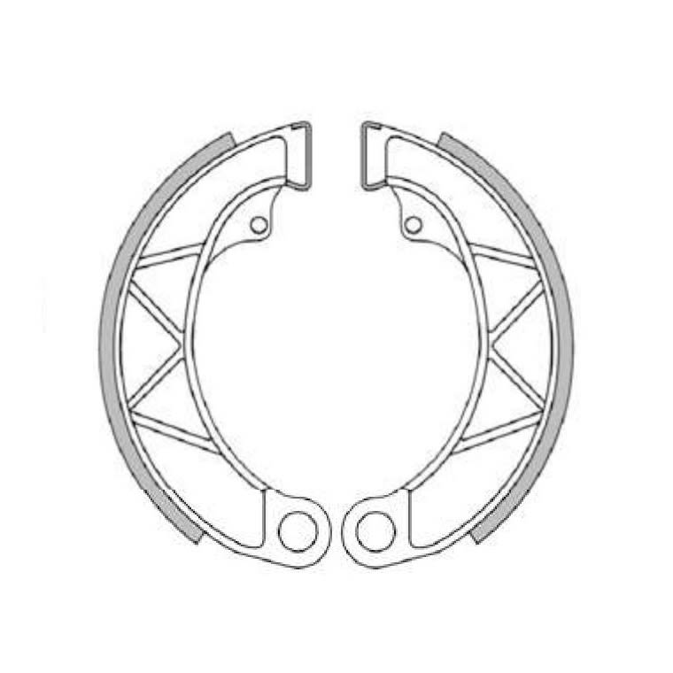 Ganasce Freno BRENTA 089 per INNOCENTI LI 125 Series 1 125 1958 1959