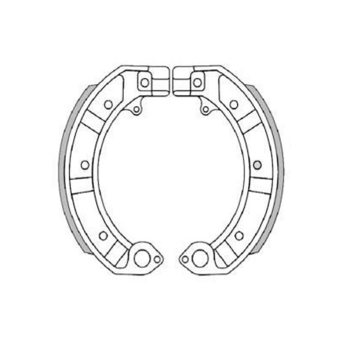 Ganasce Freno BRENTA 0128 per PIAGGIO VESPA FL 125 1989 1990