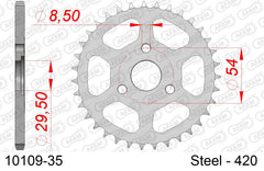 Corona AFAM 10109-35 in acciaio passo 420 HONDA Z 50 MONKEY 0