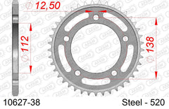 Corona AFAM 10627-38 in acciaio passo 520 HONDA ADV 750 X-ADV 2017  -2022  