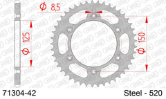 Corona AFAM 71304-42 in acciaio passo 520 GAS-GAS SM 700 2022