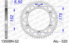 Corona AFAM 13508N-52 in all. passo 520 YAMAHA TT 250 R USA 1999  -2006  