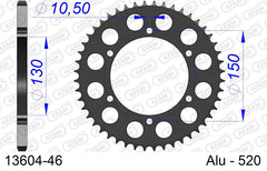 Corona AFAM 13604-46 in all. passo 520 YAMAHA FZ 8 N 2010  -2016  