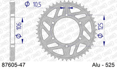 Corona AFAM 87605-47 in all. passo 525 TRIUMPH 675 DAYTONA 2006  -2016  