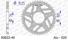 Corona AFAM 93622-45 in all. passo 520 YAMAHA YZF 1000 R1 SP 2006